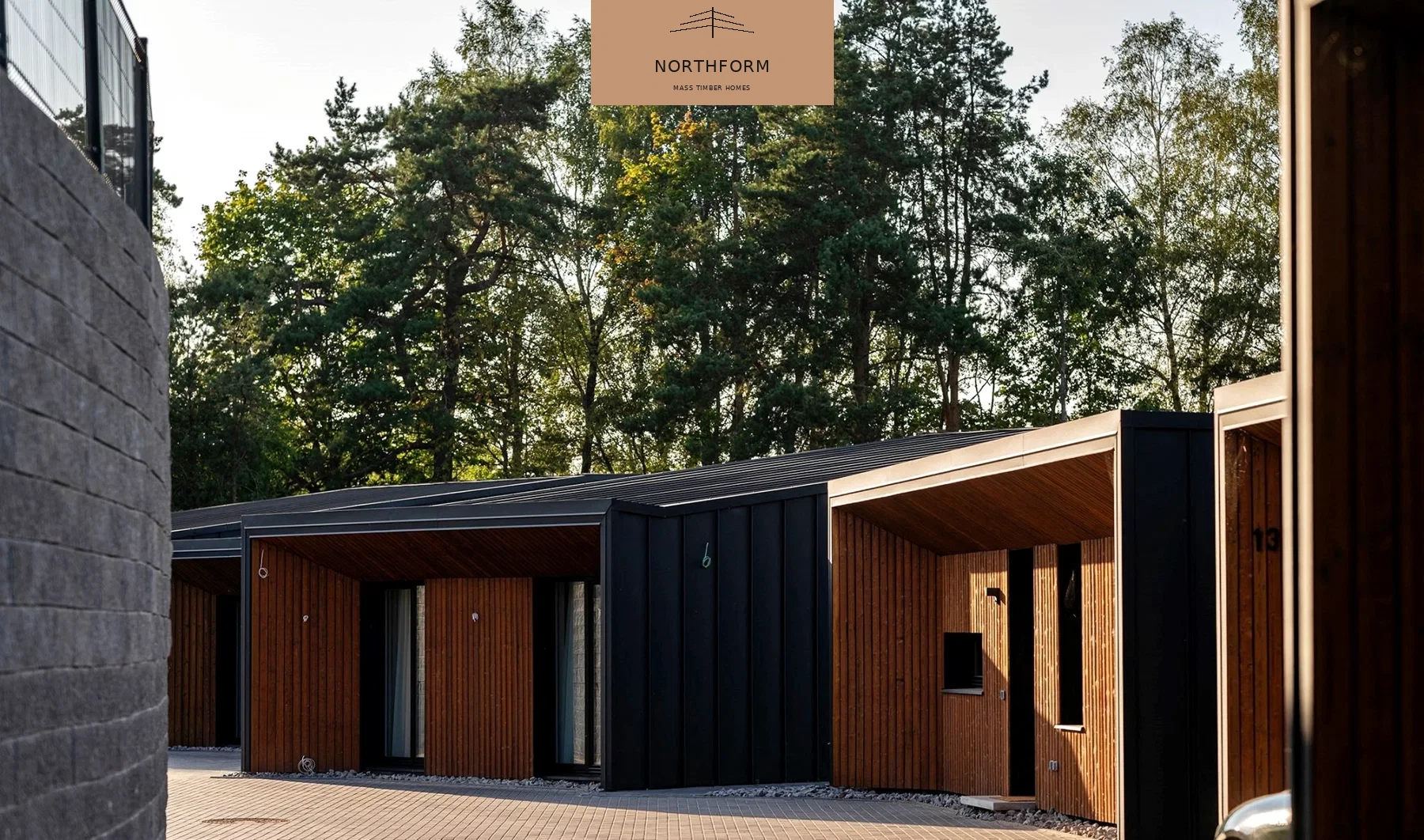 Northform completed timber home