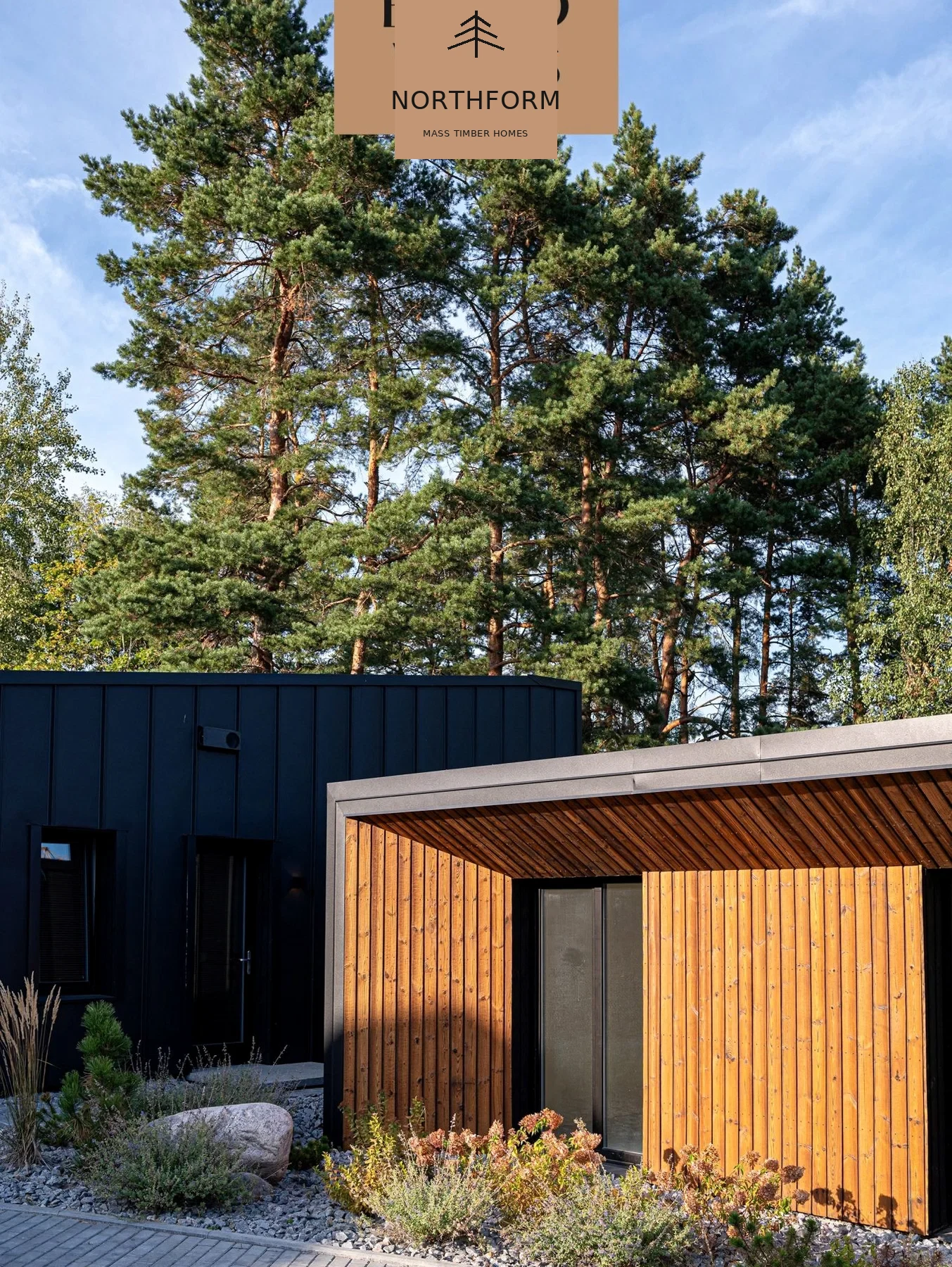 Northform completed timber home
